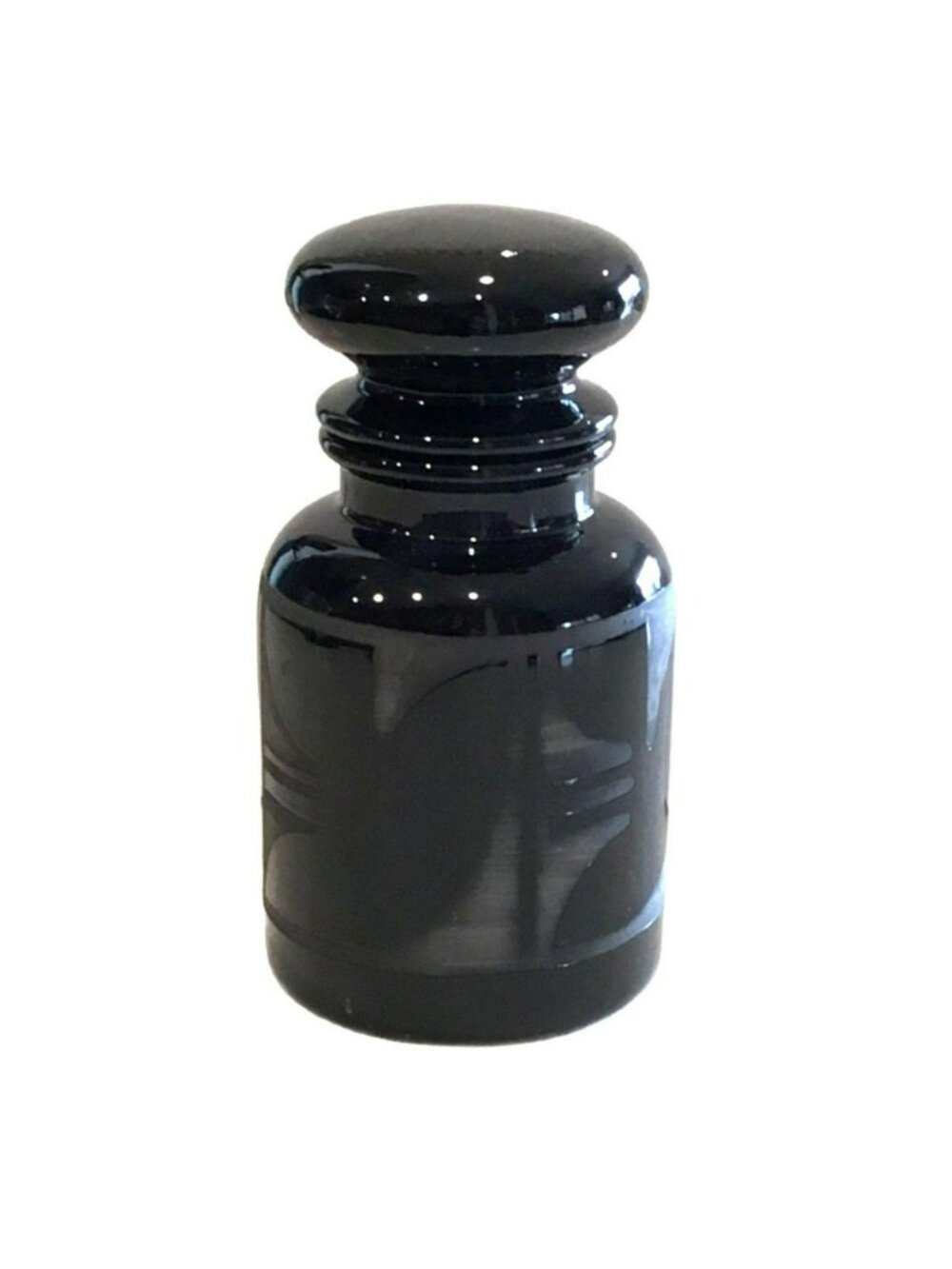 Blackware Bottle Native American Black